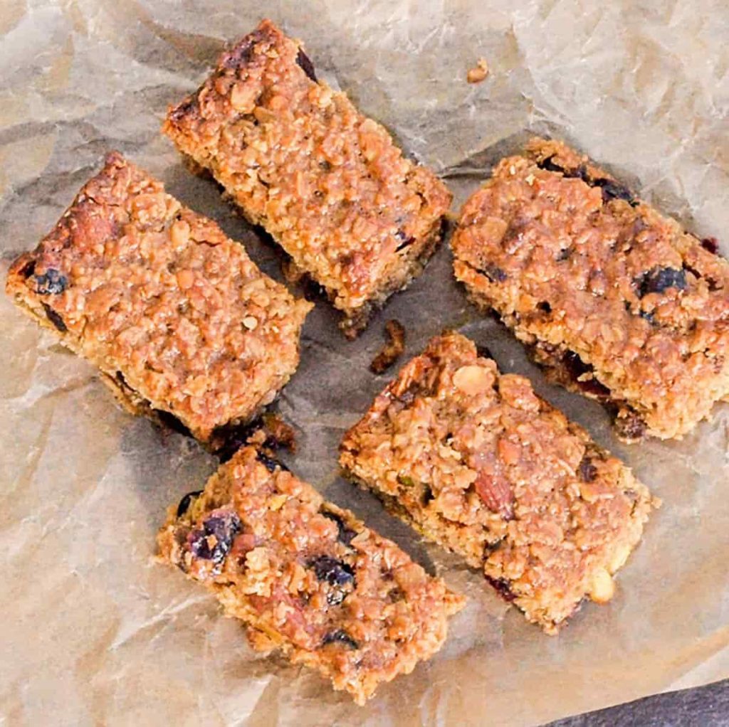 Flapjack Bars with Fruit & Nuts Farmersgirl Kitchen