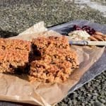Sweet and chey Fruity, Oaty, Nutty Flapjack Bars Recipe