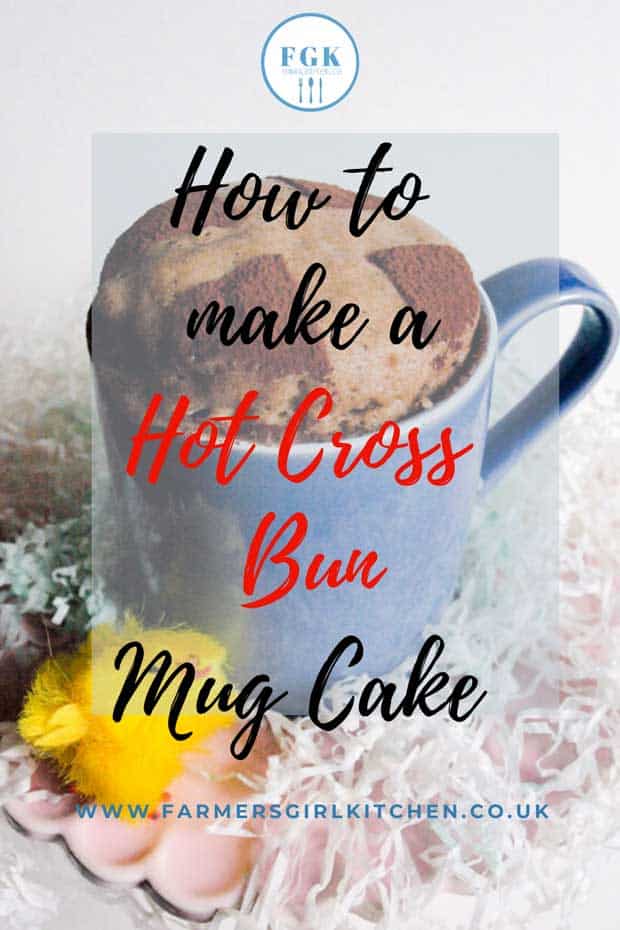 How to make Hot Cross Bun Mug Cake