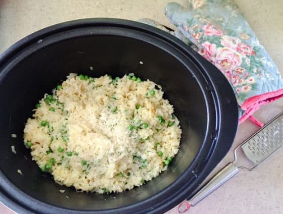 Easy Slow Cooker Risotto - Farmersgirl Kitchen