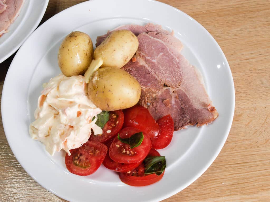 Slow Cooked ham suitable for cold cuts