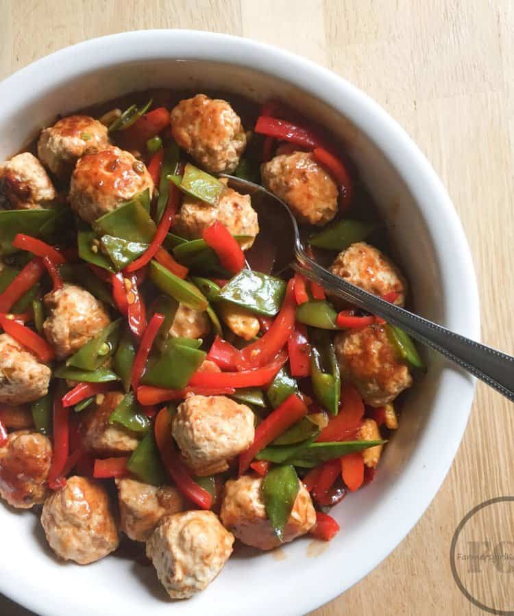 5:2 Sweet and Sour Turkey Meatballs Recipe
