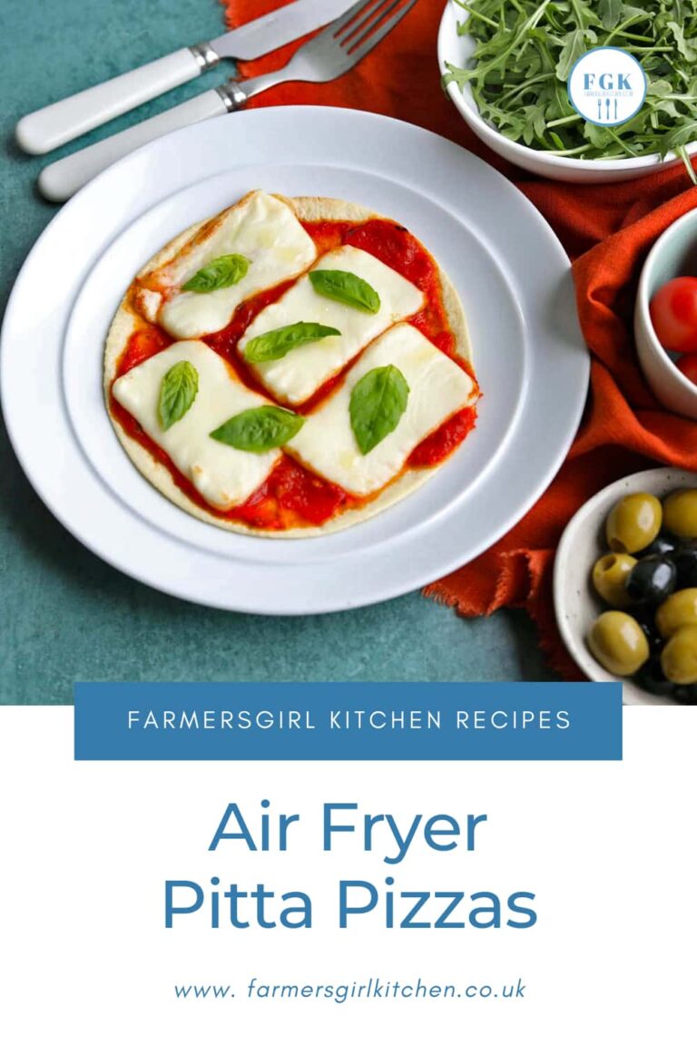 Air Fryer Pitta Pizzas (Flatbread) Farmersgirl Kitchen