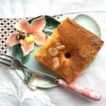 Glorious soft almond sponge with juicy fresh plums: Plum and Almond Traybake Cake
