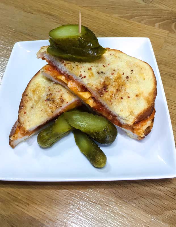 Air Fryer Cheese And Salsa French Toast Sandwich Farmersgirl Kitchen