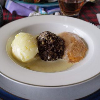 Haggis Neeps and Tatties with whisky sauce for the Ultimate Burns Supper