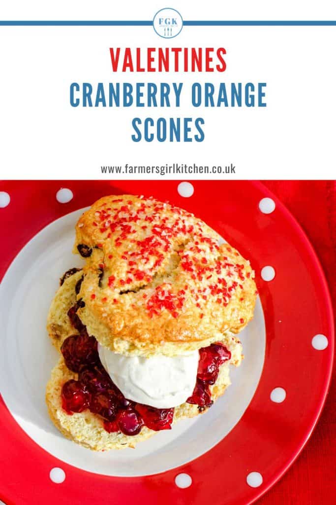 Scone with jam and cream