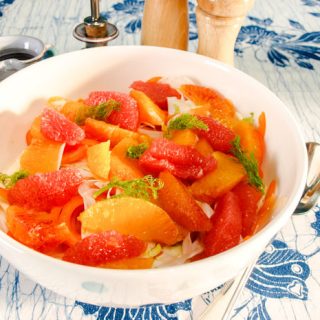 Bowl of Fennel and Orange Salad