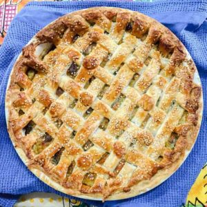 easy cheesy vegetable pie baked