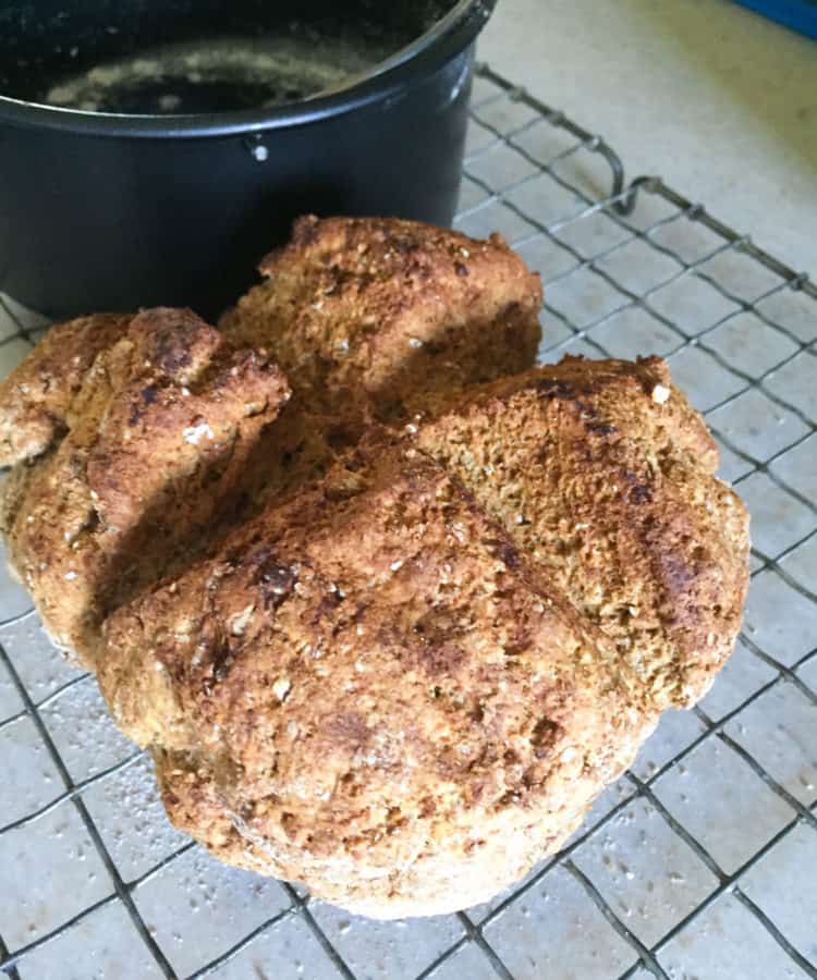 Wholemeal Irish Soda Bread for St Patrick's Day