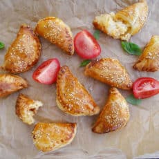Crisp puff pastry filled with four different cheese, these Four Cheese Bourekas are well worth making