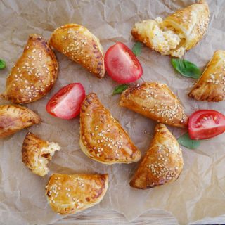 Crisp puff pastry filled with four different cheese, these Four Cheese Bourekas are well worth making