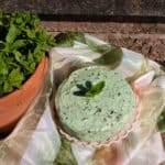 Rich Chocolate Cake filled and covered with a Fresh Mint and Chocolate Frosting, so good