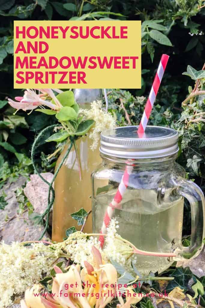 Refershing Honeysuckle & Meadowsweet Spritzer