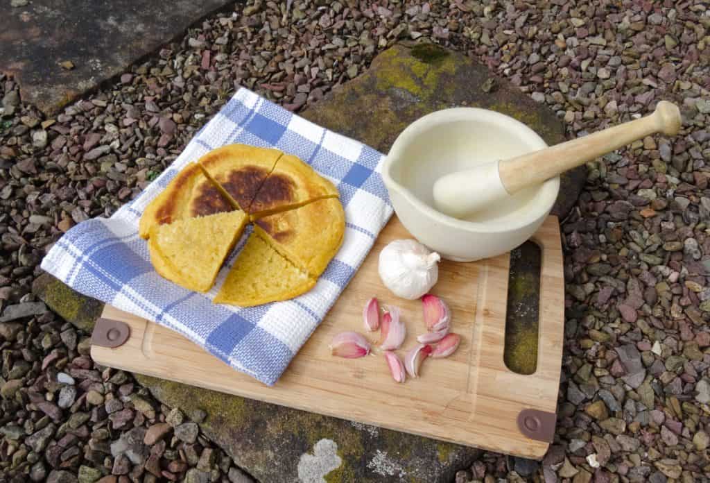 We loved this traditional bread from Madeira, Bola de Caco is cooked in a pan on the stove