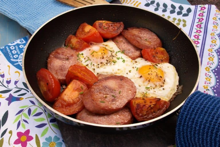 A delicious one-pan Polish Breakfast from Ren Behan's Wild Honey and Rye