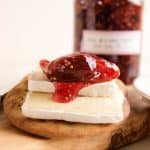 How to make Fig & Lime Jam served with cheese and crackers