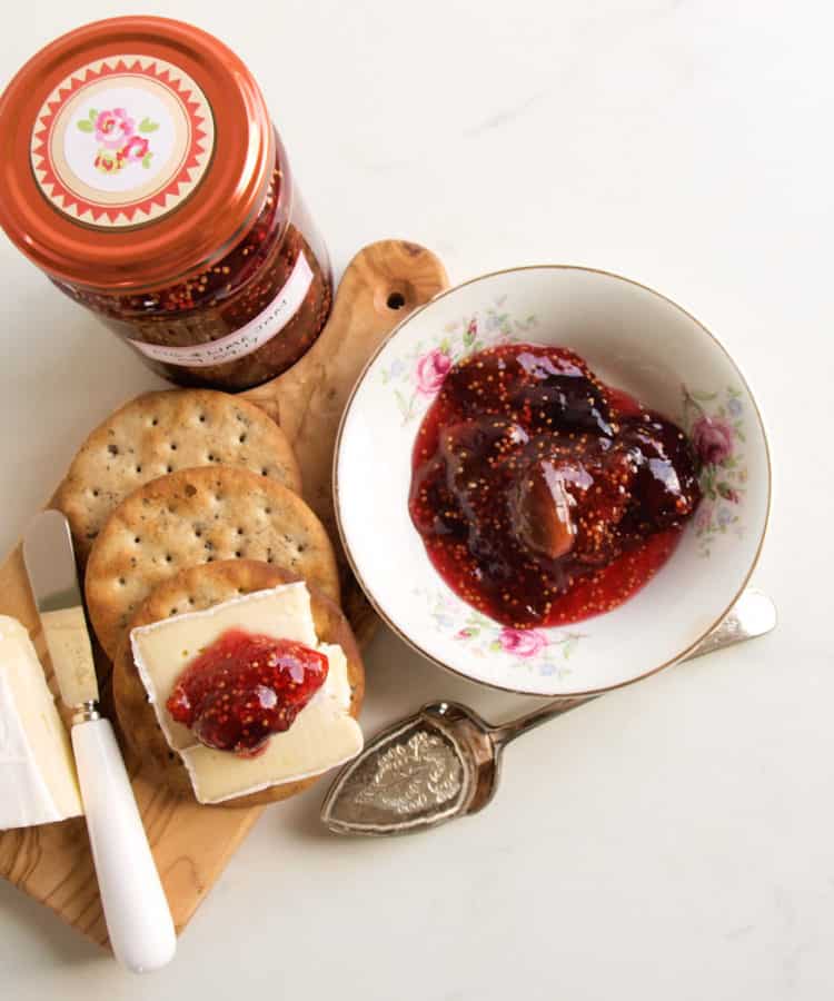 It's easy to make this tasty Fig and Lime Jam, ideal to serve with cheese