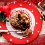 Breaking open the Apple and Mincemeat muffins, they are full of fruit and you'll love them