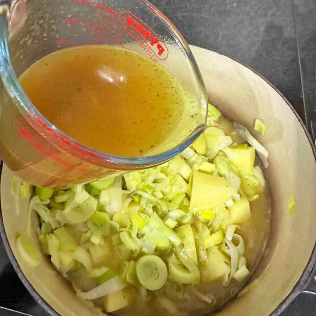 Leek and Potato Soup - Farmersgirl Kitchen