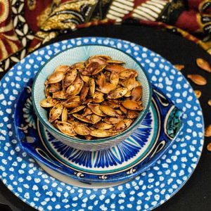 Easy Oven Roasted Pumpkin Seeds made at home
