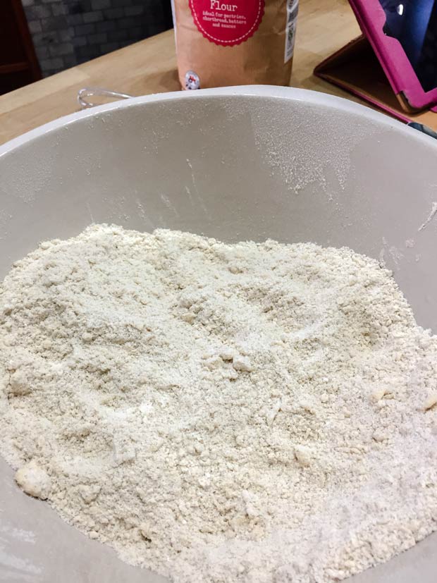 Flour in a bowl