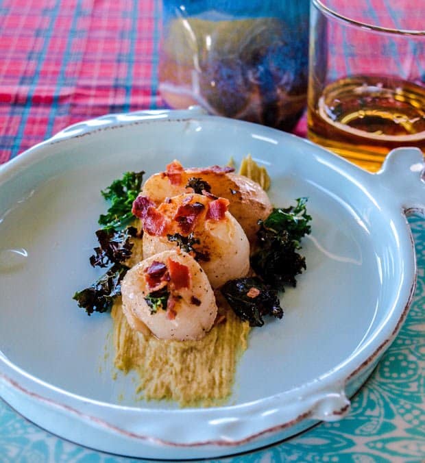 Scallops appetiser