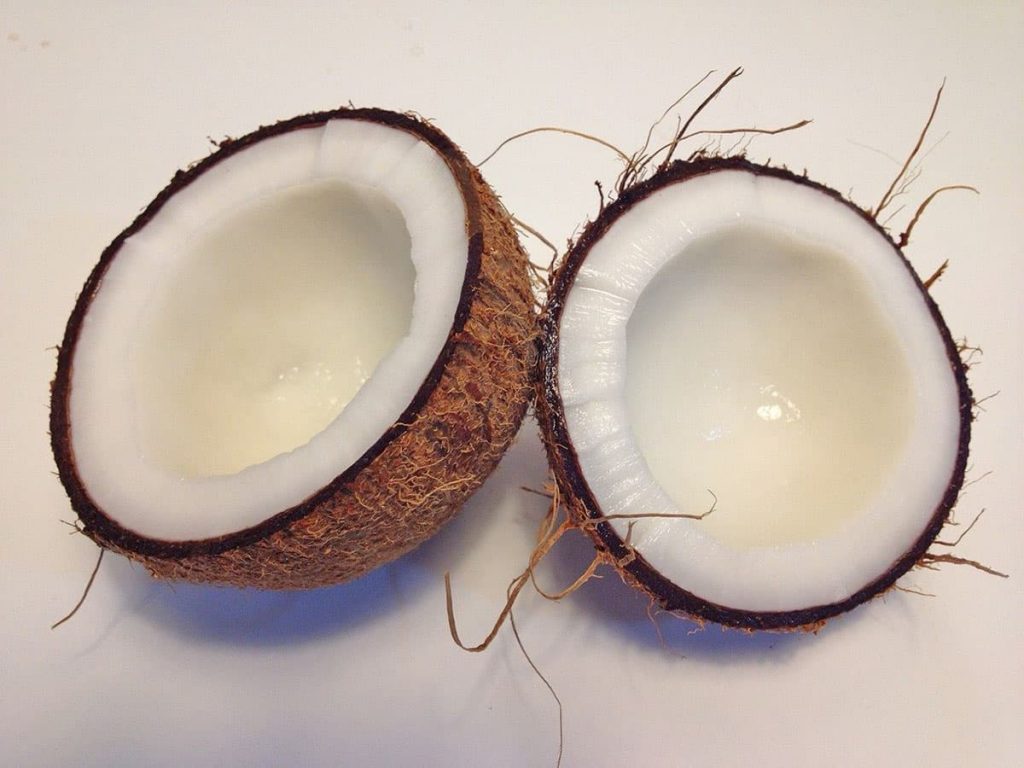Coconut halves