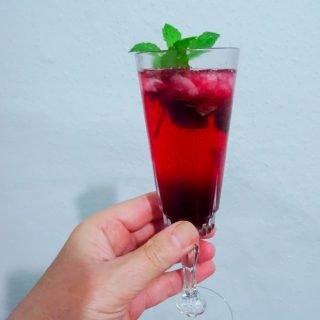 Gin and Blackberry Cocktail