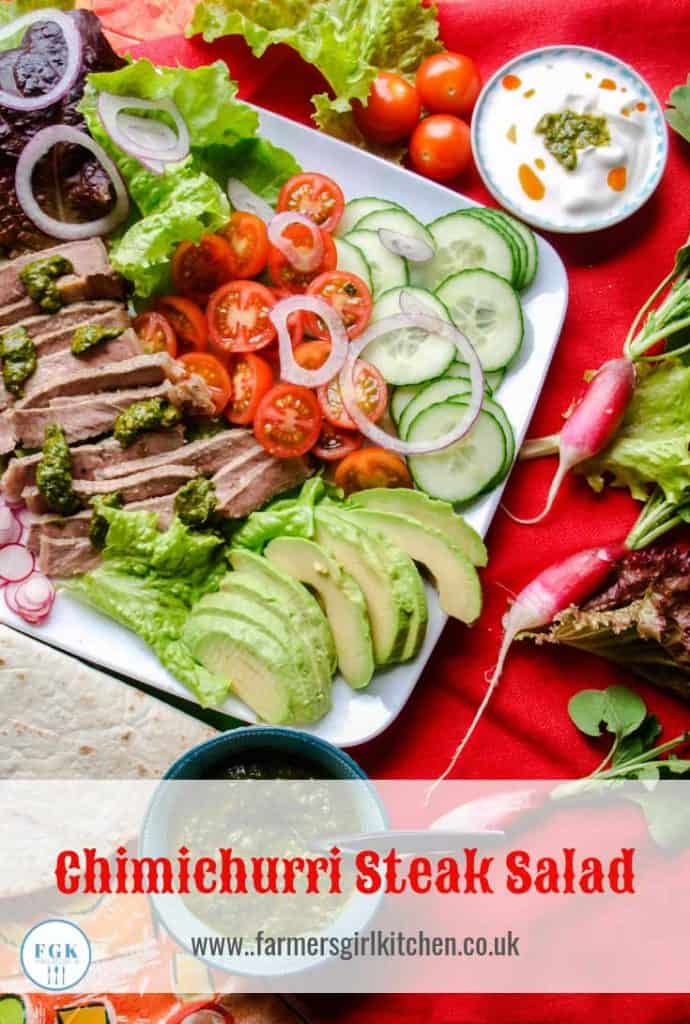 Chimichurri Steak Salad