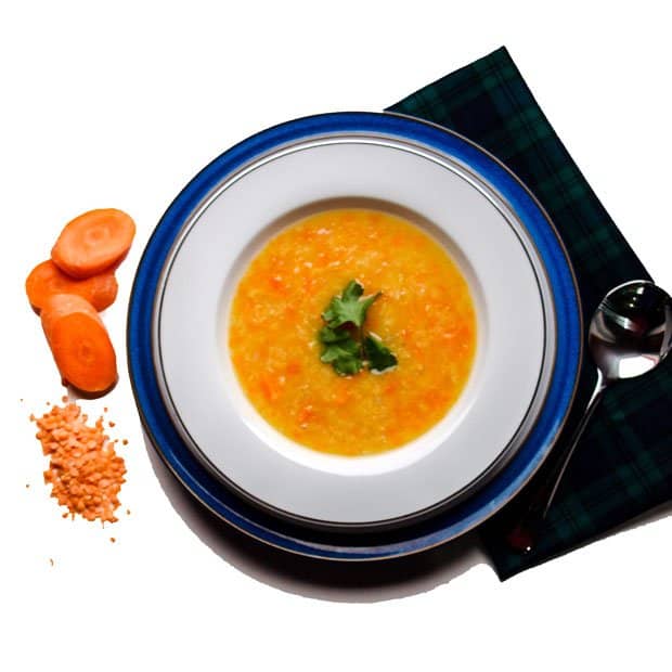 Bowl of Easy Scottish Red Lentil Soup