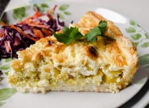 How to make Leek & Cheese Tart - Farmersgirl Kitchen