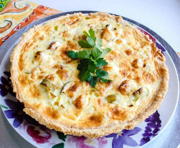 How to make Leek & Cheese Tart - Farmersgirl Kitchen