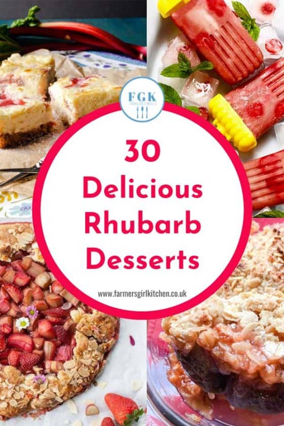 30 Delicious Rhubarb Desserts