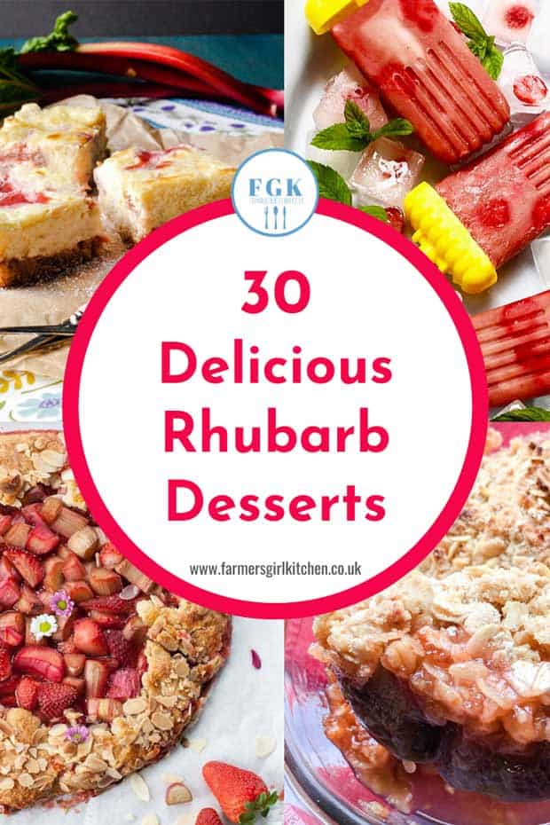 30 Delicious Rhubarb Desserts