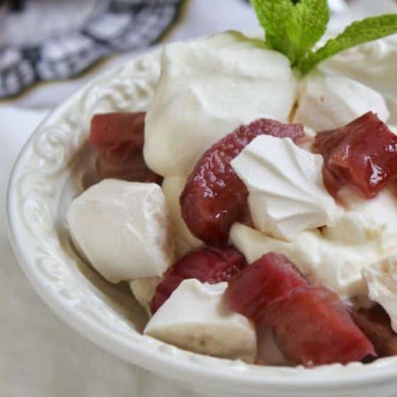 Rhubarb and Meringue