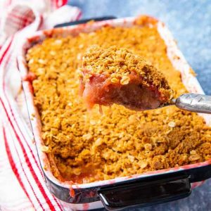 Apple & Rhubarb Crumble