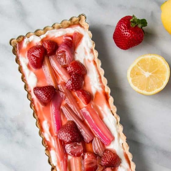 Strawberry Rhubarb Tart