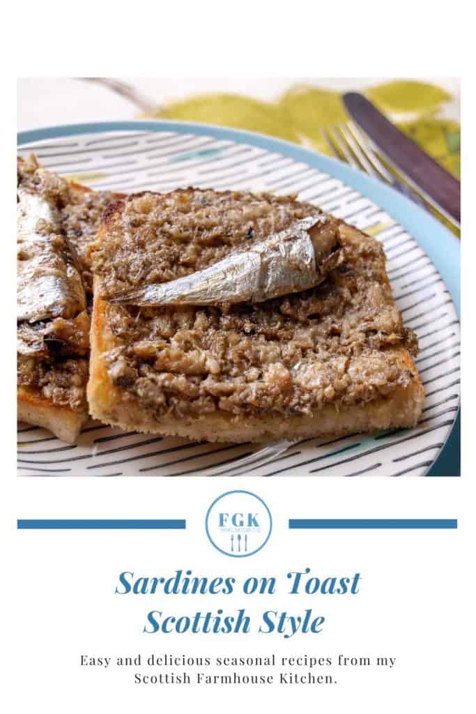 Scottish STyle Sardines on Toast