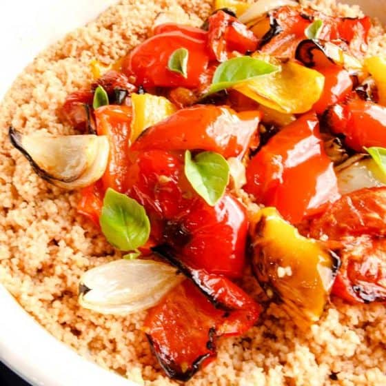 Roast Pepper & Tomato Couscous Recipe 
