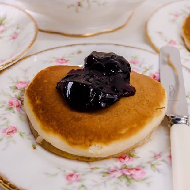 Pancake with Blackberry & Apple Jelly