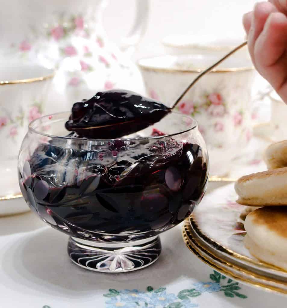 A spoonful of Blackberry & Apple Jelly