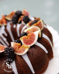 blackberry & ginger cake with figs