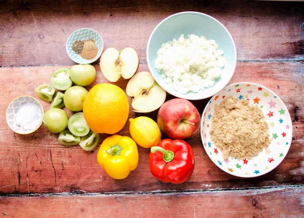 Ingredients for Green Tomato Chutney