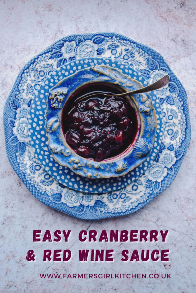 Easy Cranberry & Red Wine Sauce Farmersgirl Kitchen