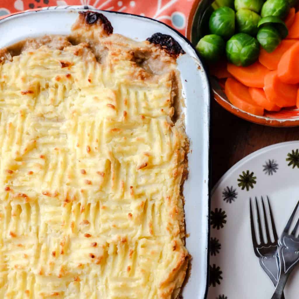 Baked Leftover Turkey Shepherd's Pie