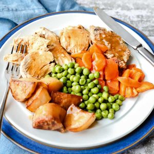 Roast Chicken Dinner for Two (Slow Cooker)
