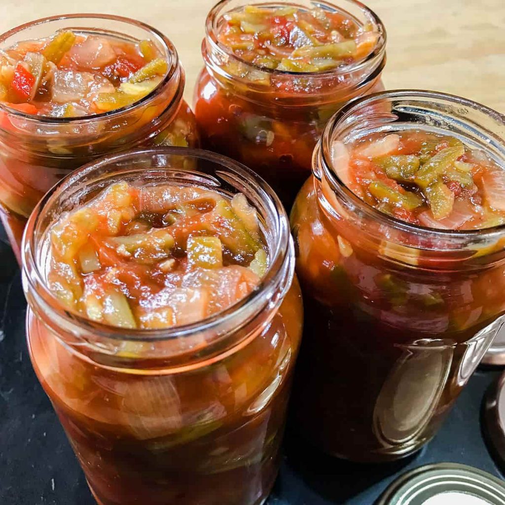 Runner Bean Chutney with Tomato & Chilli Farmersgirl Kitchen