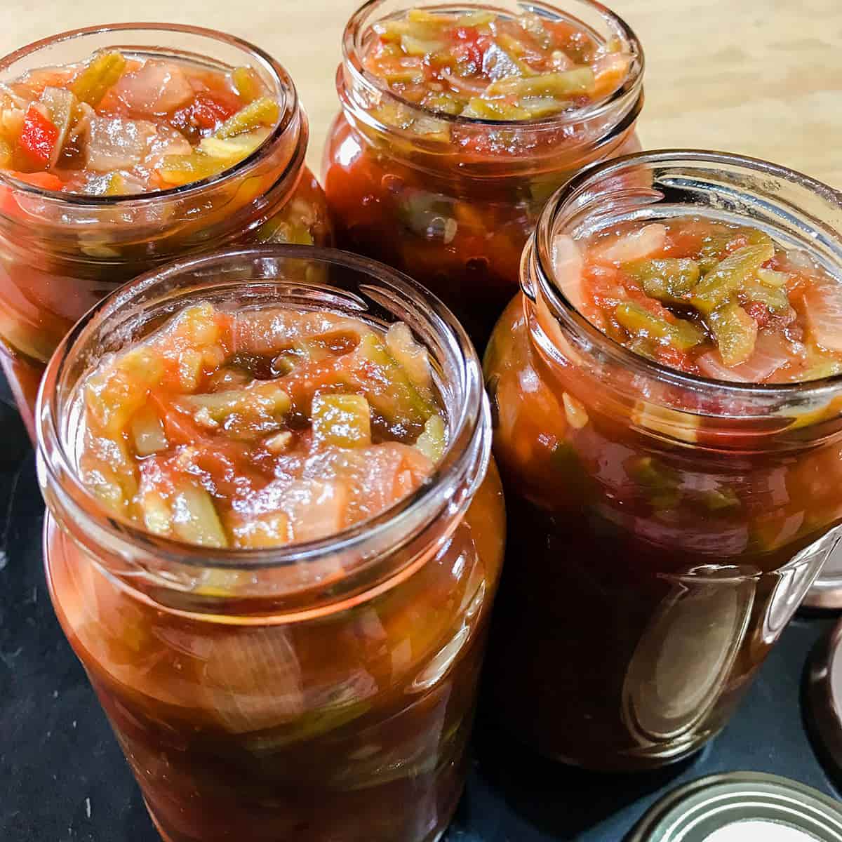 Runner Bean Chutney with Tomato & Chilli Farmersgirl Kitchen