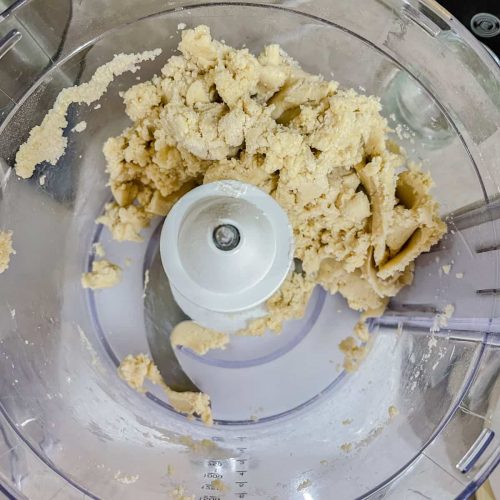 food processor pastry coming together